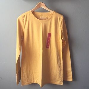 NWT Mustard Long Sleeve Shirt Size XXL